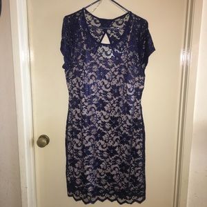 🌸HOST PICK🌸 BRAND NEW Navy Blue Lace Dress